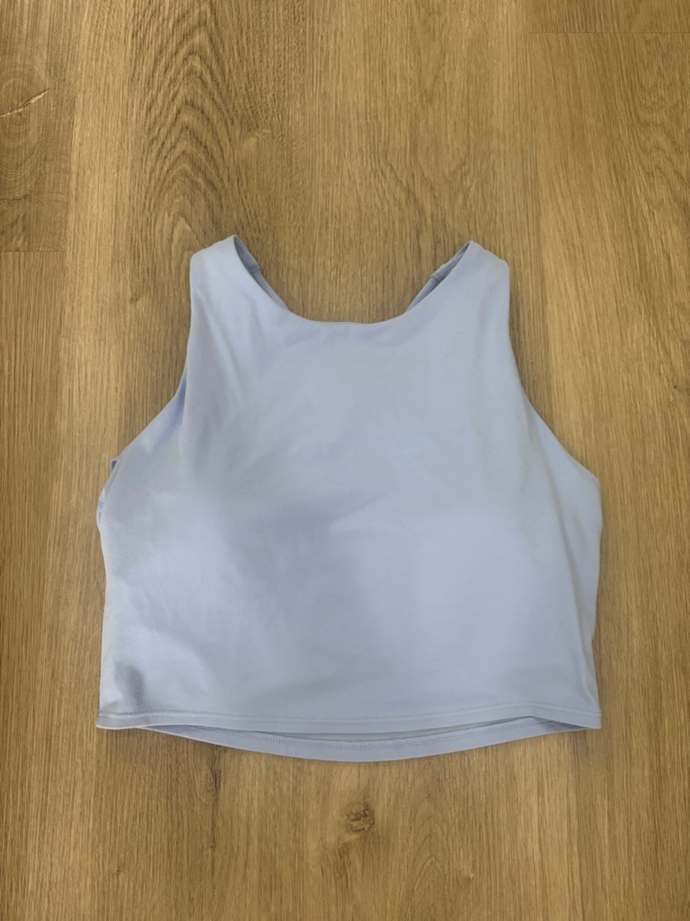 Athleta Pale Blue Cropped Tank Top